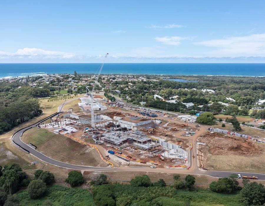 Tweed Valley Hospital site, March 2021